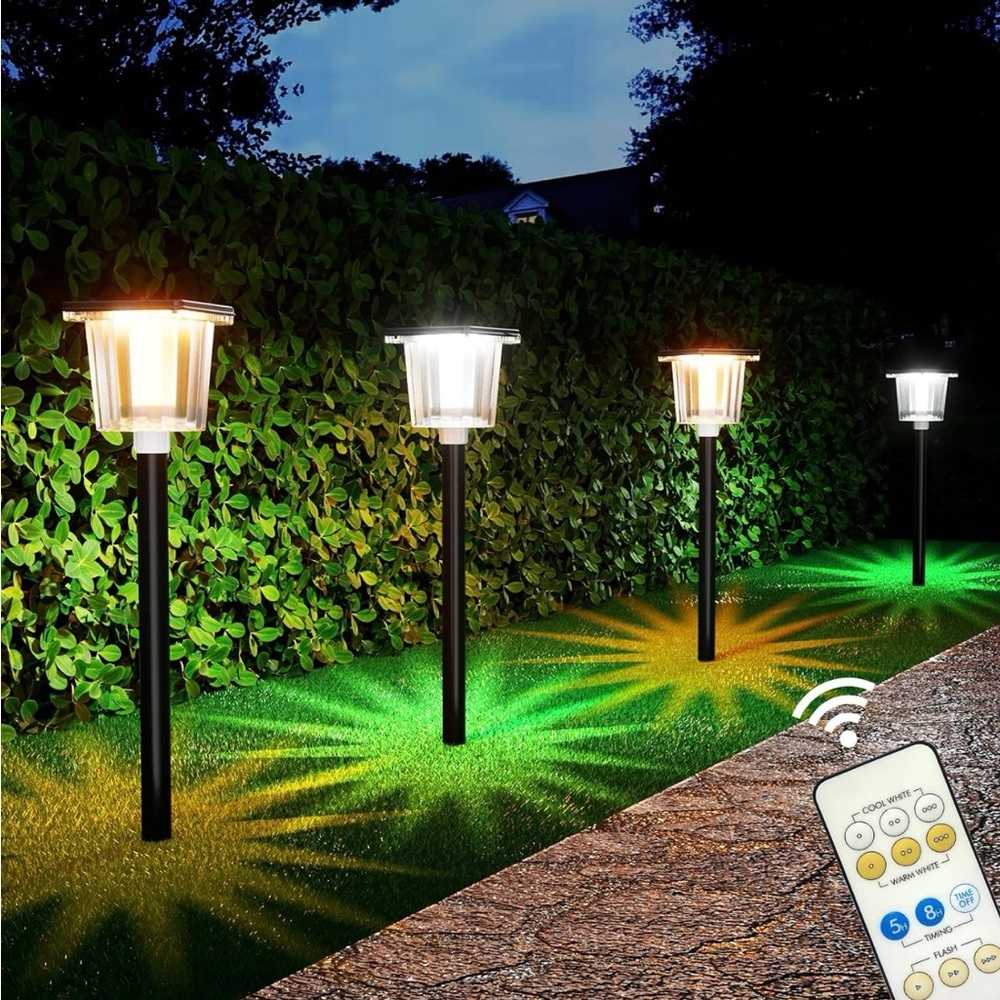 4pk Solar Pathway Lights